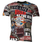 Dolce & Gabbana Multicolor Graphic Print Cotton Crew Neck T-shirt