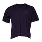 Dolce & Gabbana Purple DG Logo Cotton Crew Neck T-shirt