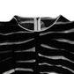 Dolce & Gabbana Black White Zebra A-line Sheath Mini Dress