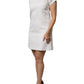 Dolce & Gabbana White Crystal Embellished Jacquard Brocade Mini Dress