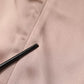 Emporio Armani Pink Satin Long Sleeves Sheath Wrap Mini Dress