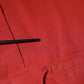 Peserico Red Long Sleeves Pencil Cut Drawstring Waist Dress
