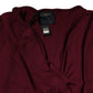 Roberto Cavalli Maroon Jumper Keyhole Knit Pullover Sweater