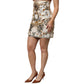 Dolce & Gabbana Gold Jacquard Embellished A-line Mini Skirt