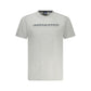 North Sails Gray Cotton Men T-Shirt