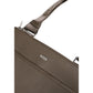 Hugo Boss Green Leather Messenger Bag Mens Messenger Bag