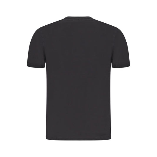 North Sails Black Cotton Men T-Shirt