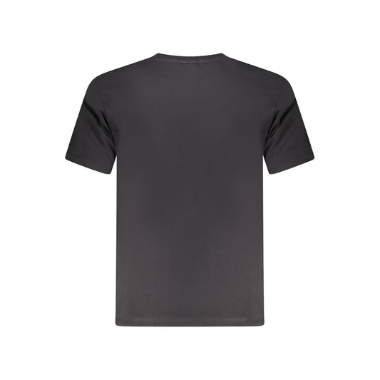 North Sails Black Cotton Men T-Shirt