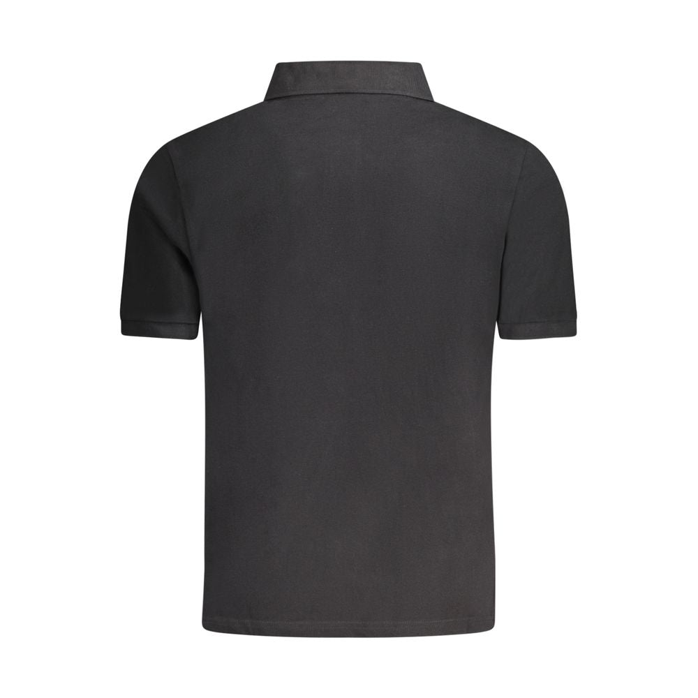 North Sails Black Cotton Mens Polo Shirt