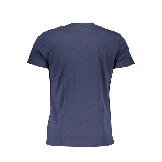 La Martina Blue Cotton Men T-Shirt