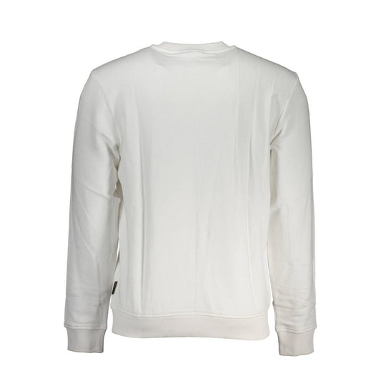 Napapijri White Cotton Men Sweater