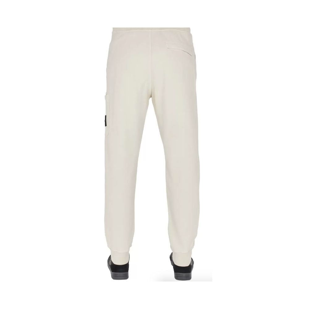 Stone Island Beige Cotton Men's Track Pant