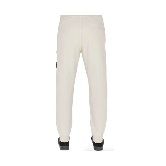 Stone Island Beige Cotton Men's Track Pant