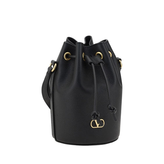 Valentino Garavani Mini Vlogo Drawstring Bucket Bag