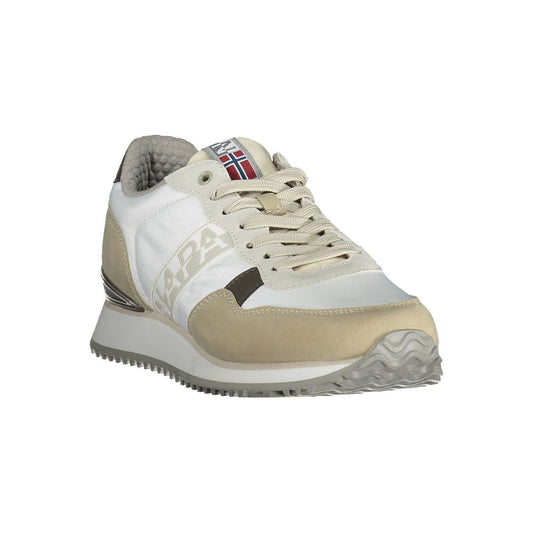 Napapijri White Polyester Men Sneaker