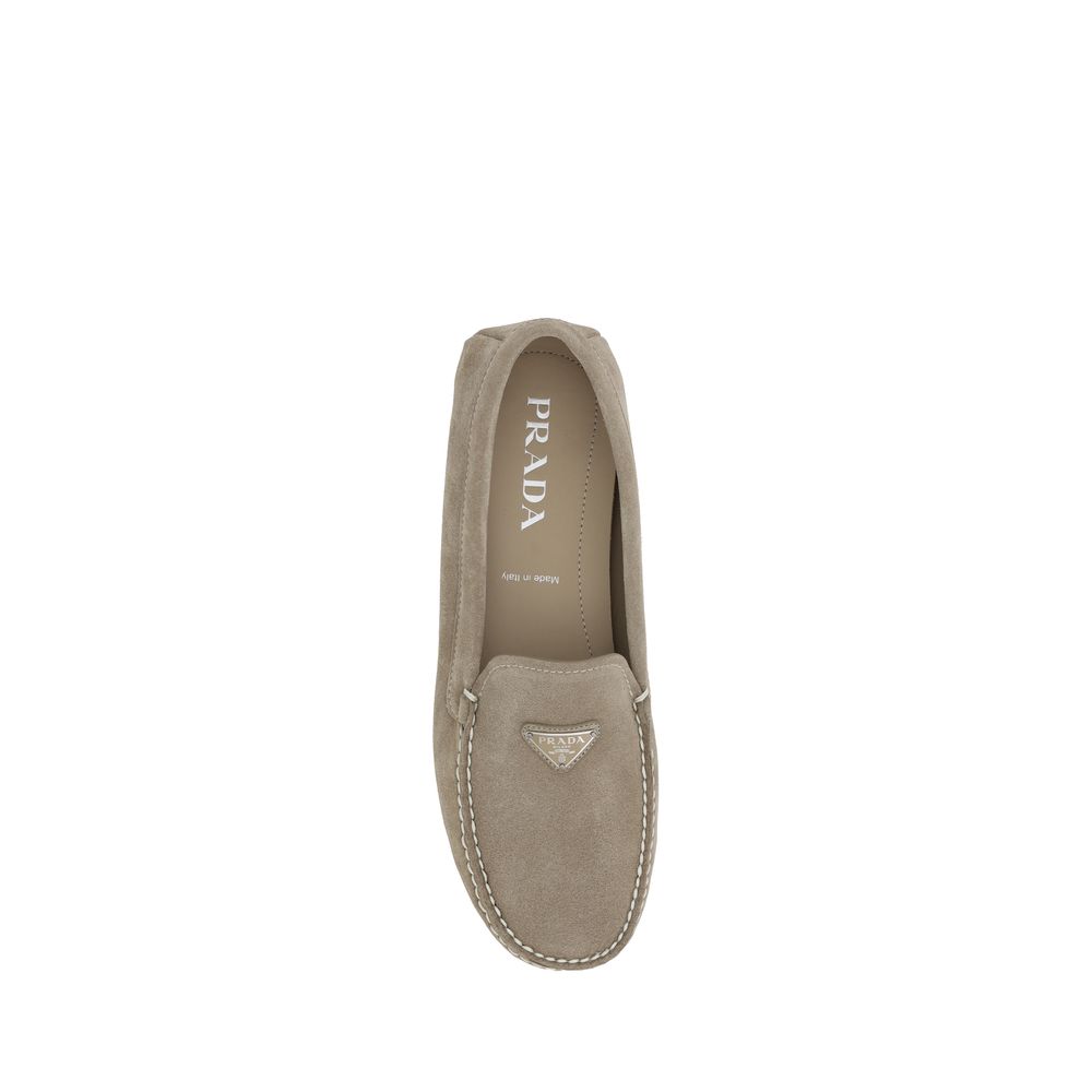 Prada Suede Loafers