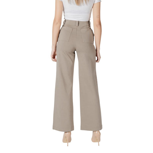 Calvin Klein Jeans Beige Viscose Jeans & Pant