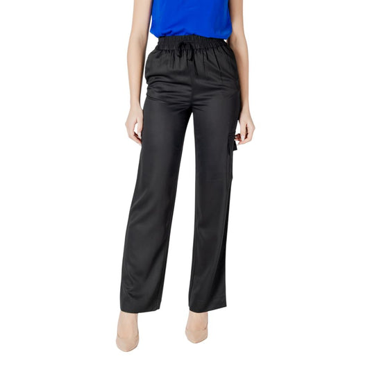 Calvin Klein Jeans Black Viscose Jeans & Pant