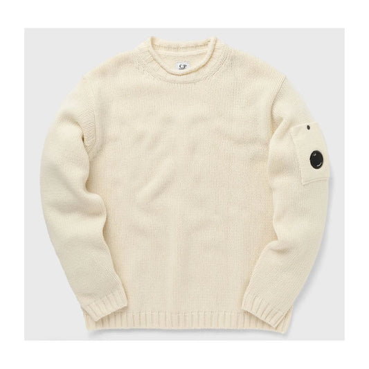 C.P. Company White Wool Sweater