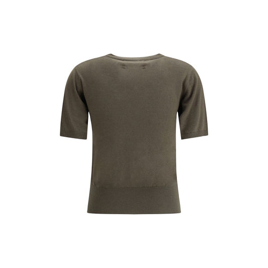 Extreme Cashmere Short-sleeved Sweater