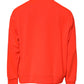 Dolce & Gabbana Red Logo Polyester Crew Neck Sweatshirt Sweater