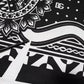 Dolce & Gabbana White Black Printed Cotton Sweatshirt Sweater