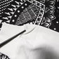 Dolce & Gabbana White Black Printed Cotton Sweatshirt Sweater