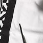 Dolce & Gabbana White Black Printed Cotton Sweatshirt Sweater
