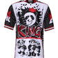 Dolce & Gabbana Multicolor King Panda Print Zipper Collar T-shirt