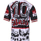 Dolce & Gabbana Multicolor King Panda Print Zipper Collar T-shirt