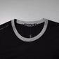 Dolce & Gabbana Black Logo Cotton Crew Neck Men Tee T-shirt