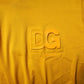 Dolce & Gabbana Dark Yellow Logo Cotton Men Crew Neck T-shirt