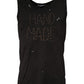 Dolce & Gabbana Black Sleeveless Round Neck Tank T-shirt