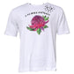 Dolce & Gabbana White Floral Print Cotton Crew Neck T-shirt