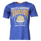 Dolce & Gabbana Blue Graphic Print Cotton Crew Neck T-shirt
