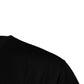 Dolce & Gabbana Black Logo Patch Cotton Crew Neck T-shirt