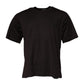 Dolce & Gabbana Dark Brown Logo Cotton Crew Neck T-shirt