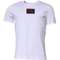 Dolce & Gabbana White Graphic Print Cotton Crew Neck T-shirt