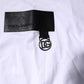 Dolce & Gabbana White Logo Patch Cotton Crew Neck T-shirt