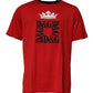 Dolce & Gabbana Red Logo Crown Cotton Crew Neck T-shirt