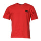 Dolce & Gabbana Red DG Logo Patch Cotton Crew Neck T-shirt