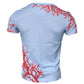 Dolce & Gabbana Light Blue Coral Cotton Men Crew Neck T-shirt