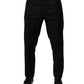 Dolce & Gabbana Black Wool Jogger Jogging Pants