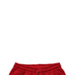 Dolce & Gabbana Red Cotton Jogger Jogging Pants