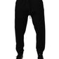 Dolce & Gabbana Black Cotton Jogger Jogging Pants