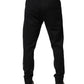 Dolce & Gabbana Black Cotton Jogger Jogging Pants