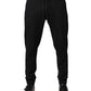 Dolce & Gabbana Black Cotton Jogger Jogging Pants