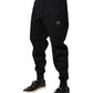 Dolce & Gabbana Black Modal Jogger Jogging Pants
