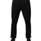Dolce & Gabbana Black Logo Monogram Jogger Sweatpants Pants