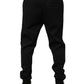 Dolce & Gabbana Black Polyester Men Jogger Sweatpants Pants